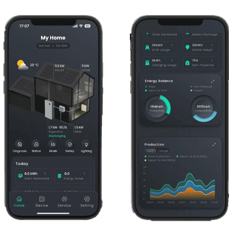 Sigenergy App Detailansicht