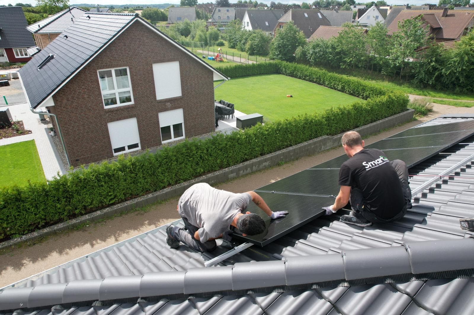 Installation einer Solaranlage