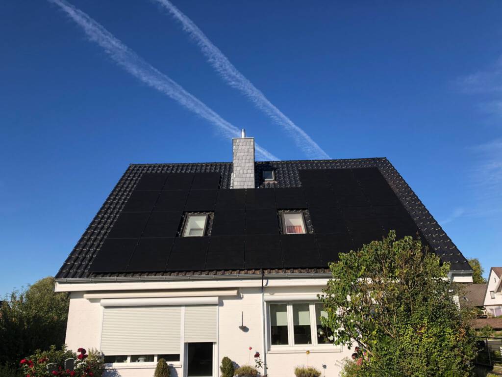 Photovoltaik Solar Altenholz - Black Glas Glas Solar Modul